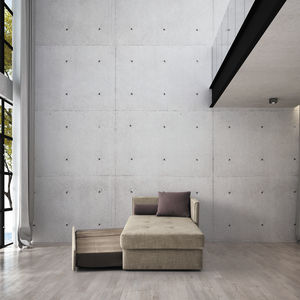 sofa bed / contemporary / fabric / contract