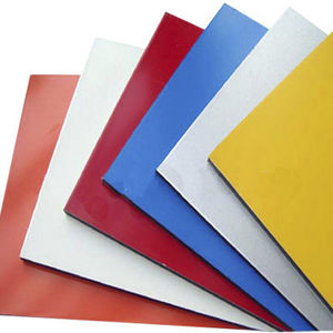 aluminum composite panel / for interior / high-resistance / smooth