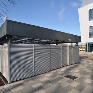 secure bike shelter / steel