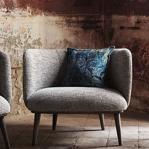 upholstery fabric / plain / polyester / linen