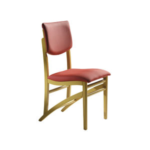 contemporary chair / upholstered / wooden / for healthcare facilities