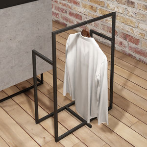 contemporary clothes rack / metal