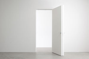 interior door / swing / wooden / aluminum