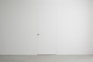 swing door / wooden / aluminum