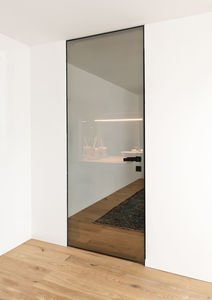 swing door / aluminum / glazed