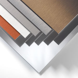 cover composite panel / metal / for facade cladding
