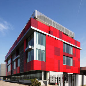 composite cladding / aluminum / smooth / panel