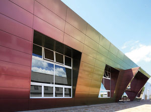 metal cladding / smooth / panel