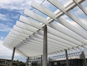 construction composite panel / aluminum / for exterior fittings