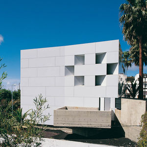 composite cladding / aluminum / smooth / cassette