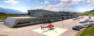composite cladding / aluminum / perforated / panel