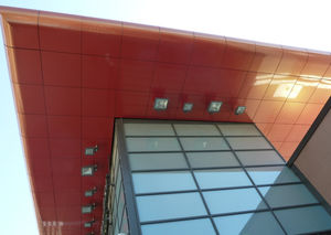 cover composite panel / aluminum / for exterior fittings