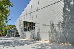 metal cladding / for sheet metal / corrugated / panel