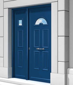 entry door / swing / aluminum