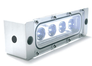 surface-mounted light fixture / LED / linear / outdoor