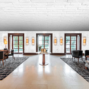 canvas stretch ceiling / acoustic / decorative / water-repellent