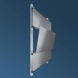 metal fastening system / for facade cladding