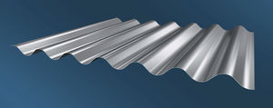 corrugated cladding / aluminum / titanium / steel
