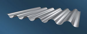 corrugated cladding / aluminum / titanium / steel