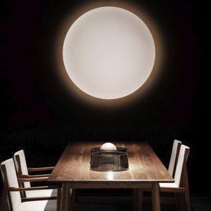 contemporary wall light / copper / LED / halogen