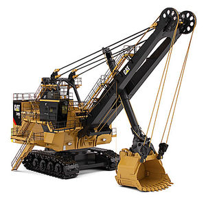 crawler excavator / cable / for construction / electric