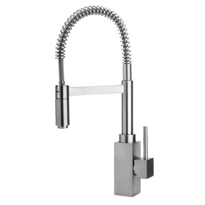 chromed metal mixer tap / kitchen / 1-hole / swivel spout