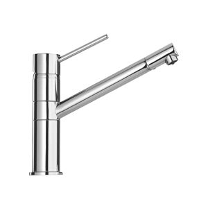 chromed metal mixer tap / kitchen / 1-hole / swivel spout