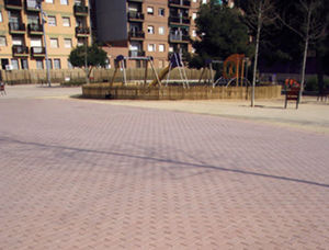 ceramic paver / wear-resistant / made from recycled materials