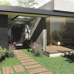 outdoor tile / floor / porcelain / matte
