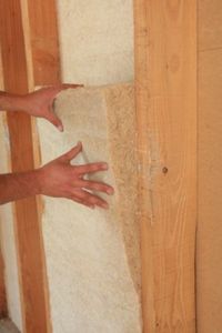 thermal-acoustic insulation / hemp fiber / for ceilings / wall