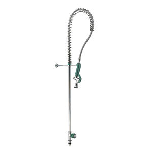 chrome mixer tap / kitchen / 1-hole / with pull-out spray