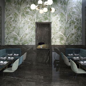 indoor tile / wall / porcelain stoneware / rectangular