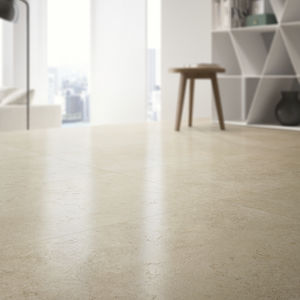 outdoor tile / floor / porcelain stoneware / brushed