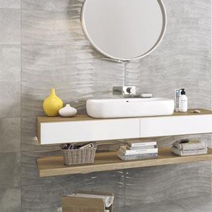 indoor tile / wall / porcelain stoneware / 25x75 cm
