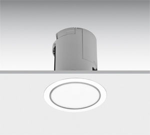 recessed emergency light / round / LED / IP20