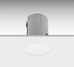 recessed emergency light / round / LED / IP20