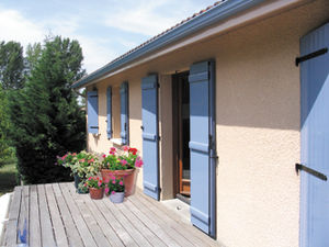 swing shutters / aluminum / window / insulated