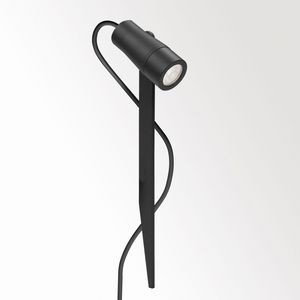 floor-mounted spotlight / outdoor / LED / round
