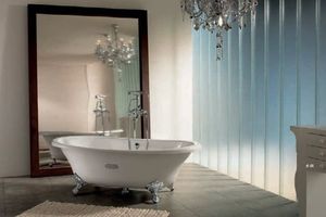 bathtub with legs / oval / cast iron