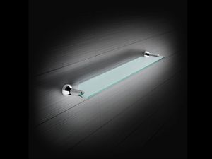 wall-mounted shelf / contemporary / glass / for bathrooms