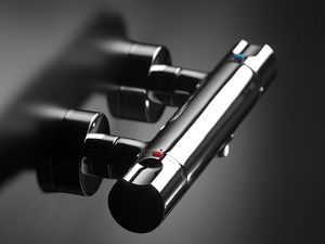 shower mixer tap / chrome / for bathrooms / 1-hole