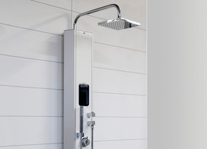hydromassage column with steam generator