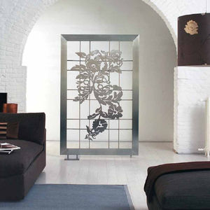 electric towel radiator / steel / contemporary / vertical