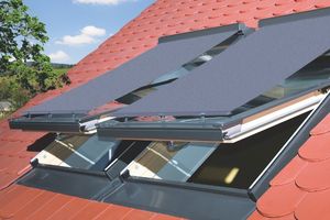 roller blinds / canvas / outdoor / for roof windows