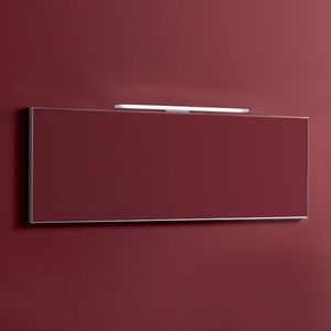 wall-mounted bathroom mirror / LED-illuminated / contemporary / rectangular