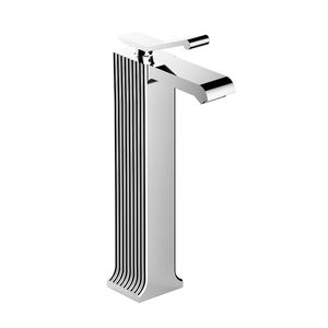 washbasin mixer tap / chromed metal / bronze / bathroom