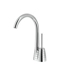 washbasin mixer tap / chromed metal / bathroom / 1-hole