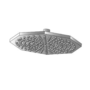 wall-mounted shower head