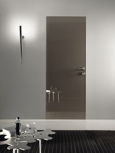 interior door / swing / wooden / flush