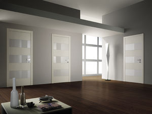 interior door / swing / wooden / flush